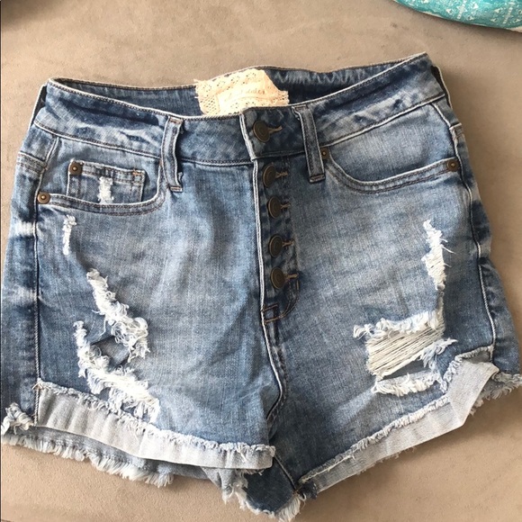 Black jean skirt - Picture 1 of 2